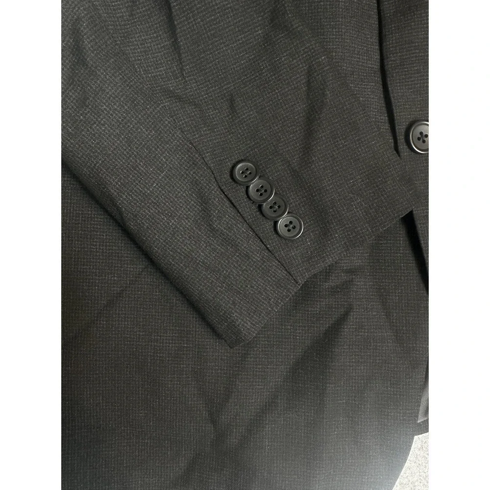Banana Republic Blazer Mens‎ 44 Regular Charcoal Tailored Slim Fit Two Button